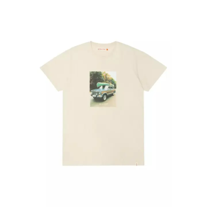 Rvlt Revolution Camiseta Hombre Roa Off-White - 1
