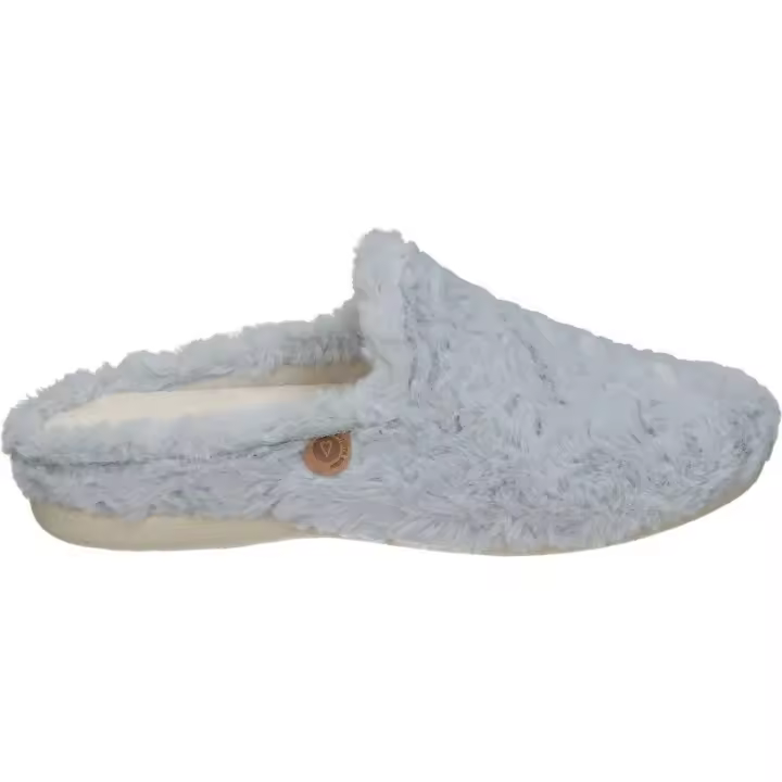 VIVANT | Zapatilla de Casa Destalonada Vivant para Mujer – Pantuflas en Color Gris – Zapatillas para Casa sin Cierre – Con Borreguito – Cómodas – Confort – Relax – Modelo 242025 - 1