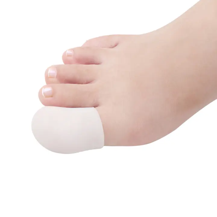 Pexmen 2/4Pcs Gel Capas Para Dedo Grande Prevenção De Callos Y Ampollas Protector De Dolor De Uñas Encarnadas Alivio Del Dolor De Pies - 1