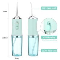 Irrigador Dental, Irrigador Bucal, Irrigador Bucal Portatil, con 4 Boquillas Limpieza de los Dientes Bucal de Viaje Oral Limpieza Completa de tu Boca de 3 Intensidades Envio - details 0