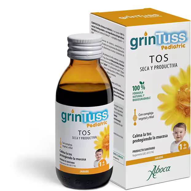 Aboca Grintuss Pediatric Jarabe 180g Calma la tos - 1