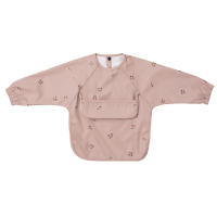 Nueva Apron De Alimentación Para Niños Con Bolsillo Y Bata Larga Impermeable Cubre Todo Con Bolsa Smock De Moda Para Bebés De 1-3 Años Unisex - details 7