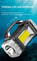 Linterna LED Recargable De Alta Potencia Multifuncional Portátil Con Luz Lateral Impermeable Y Modos De Iluminación Variados Para Camping Exploración Mantenimiento Y Trabajo Nocturno - details 14