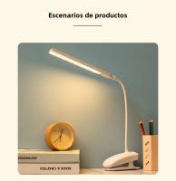 Lámpara De Lectura LED Doble Con Pinza Y Control Táctil Dimmer Protección Ocular Para Dormitorio Estudio Oficina - details 10
