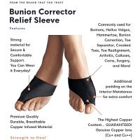Corrector de juanete superelástico, Protector para prevenir Hallux Valgus, para el cuidado diario de la salud, 2 piezas - details 6