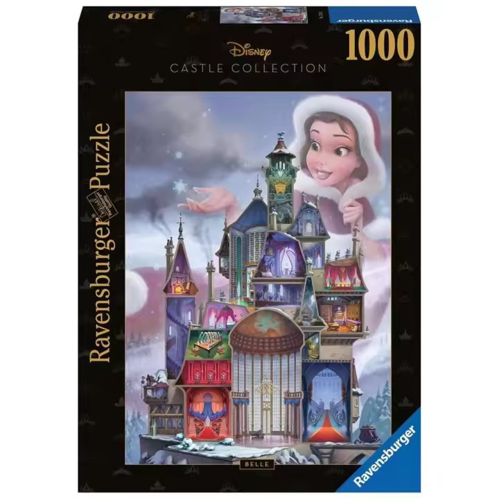 Puzzle ravensburger disney castles - bella 1000 piezas - 1