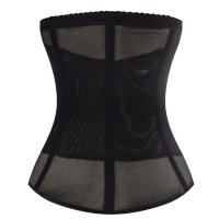 Corset Reductor De Cintura Original De Colombia Para Mujer Faja Redonda De Malla Bordada Control De Abdomen Ajuste Faja Modeladora - details 9