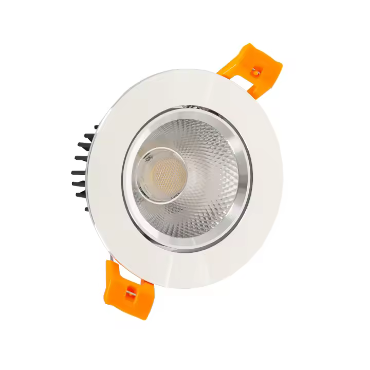 Ledkia Foco Downlight LED 7W Circular COB CRI90 Corte Ø 70 mm Silver No Flicker 2700K Blanco Cálido - 1