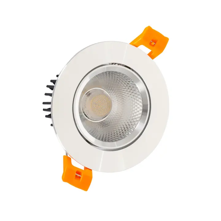 Ledkia Foco Downlight LED 7W Circular COB CRI90 Corte Ø 70 mm Silver No Flicker 2700K Blanco Cálido - 1