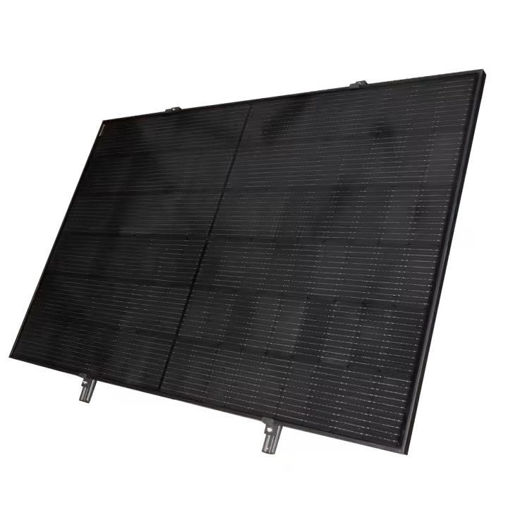 TSUN Kit Solar Spider Angled - Panel Full Black 400W - Microinversor MS400 400W - Soporte para instalación en pared - Conexión WiFi - Permite conectar hasta 11 kits juntos - 1