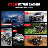 Cargador De Batería De Coche FOXSUR 12V 6A FTC-1206 Para Motocicleta Camión Mantenedor De Baterías De Agua Y Ácido Líquido Con Pantalla LCD Digital - details 14