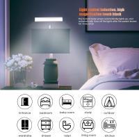 2 Piezas Luz Armario, 10 LED Luz Nocturna con Sensor de Movimiento, Funciona con Pilas, Lámpara Nocturna con Tira Magnética Adhesiva, Luces de Noche para Pasillo, Escalerav, Cocina, Garaje - details 3