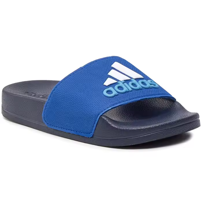 Chanclas Adidas Adilette Shower Slides para niños en color azul - 1