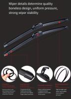Limpia Parabrisas Para Honda Fit Jazz MK1 2002-2008 Limpia HD Silenciosa Y Duradera De Goma Suave U-Tipo 21 "+14" Boneless - details 4