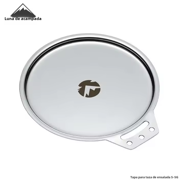 CAMPINGMOON Tapa De Ensalada Para Acampar Tazón De Inmersión De Acero Inoxidable 304 Taza Calentable Plato Para Exteriores - 1