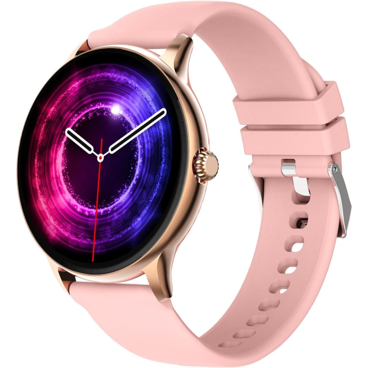 Smartwatch Mujer ighthatch Reloj Inteligente para Mujeres - Llamadas, Impermeable, 1,39 "Pantalla Táctil + 20 Modos, Podómetro, Monitoreo Cardíaco y Sueño - 1