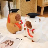 Doctor Hat Capybara De Peluche Muñeco De Peluche Suave Y Cálido Regalo De Graduación De Dibujos Animados Para Adultos Y Niños - details 10