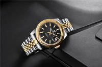 Reloj Mecánico PAGANI DESIGN 40MM Para Hombre Con Movimiento Japonés De Lujo Top Resistente Al Agua Acero Inoxidable Deportivo Calendario Completo Cristal De Zafiro - details 9