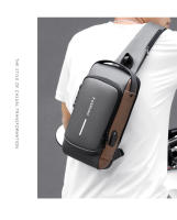 Bolso de hombro multifunción antirrobo USB para hombre, bandolera cruzada de viaje, bolsas de pecho, paquete de mensajero para hombre - details 29