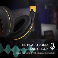Auriculares bluetooth, auriculares inalámbricos plegables, con micrófono oculto, adecuados para teléfonos móviles, computadoras portátiles, PC， Adecuado para música, escuela, ejercicio y juegos - details 1