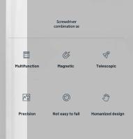 Juego De Destornilladores Precisi\u00f3n 116 En 1 Magn\u00e9tico Para Reparaci\u00f3n Profesional De iPhone PC Reloj Gafas Herramienta Multifuncional Antideslizante Negro - details 2