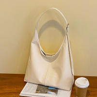 Bolso De Hombro Para Mujer Estilo Coreano Con Gran Capacidad Bolso Cruzado Sencillo Y Casual De Cuero PU Bolsa De Mano Con Solapa - details 18