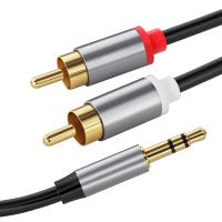 Banner - Cable audio estereo jack 3.5 macho - 2x RCA macho pro