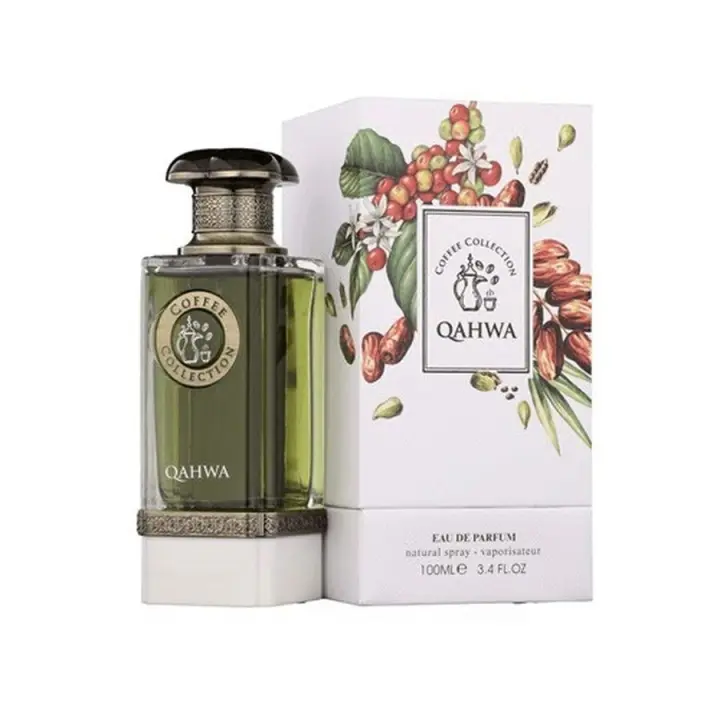 Perfume de Lujo Coffee Qahwa 100ml Unisex | Perfume Árabe con Aroma a Café, Dulce y Especiado | 100% Original | Larga Duración | Mejor Regalo para Mujer y Hombre | Ideal para Uso Diario o Nocturno - 1