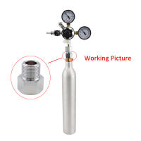 Adaptador De Recarga De Botella De Soda Stream TR21-4 a CGA320 Hilo Convertidor Para Regulador De CO2 De Cerveza Hecha En Casa Acuario Tanque Adaptor De Metal - details 3
