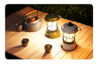 Lámpara Retro Portátil Para Camping USB Recargable Luz De Viaje Vintage Iluminación Exterior Equipamiento De CampingLinterna - details 15