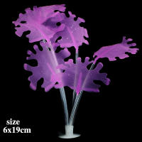Plantas Acuáticas De Silicona Flores Artificiales Para Acuarios Decoración Submarina Para Tanque De Peces Jardín Submarino - details 3
