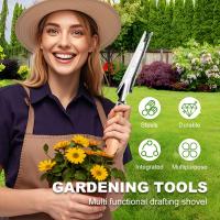 1pc Herramienta De Jardín Alejador De Malas Hierbas Acero Inoxidable Con Puntas Filosas Para Yarda Y Aseo Del Jardín - details 0