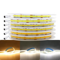 Tiras LED COB FLEXIBLES 12V 2M 3M 5M Alta Densidad Diodo Tape Luz 3000K 6000K Dimmable Lineal Decoración De Hogar - details 0
