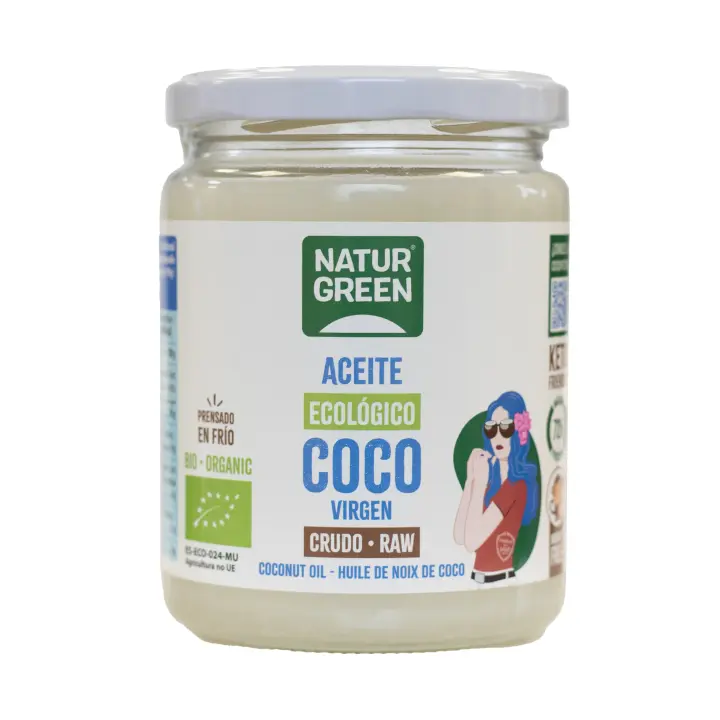 Aceite Virgen de Coco 400g/430ml NaturGreen - 1