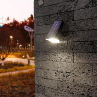 Spotlight Solar Exterior 10 LEDs Ajustable a 180° Impermeable Y Anti-envejecimiento Montaje En Piso/Muro Para Iluminación De Jardín Paisaje - details 5