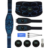 Cinturón De Tonificación Abdominal Inteligente Entrenador Muscular USB Carga Masajeador De Cintura Y Abdomen Para Gimnasio Doméstico Ejercicio Fitness - details 0