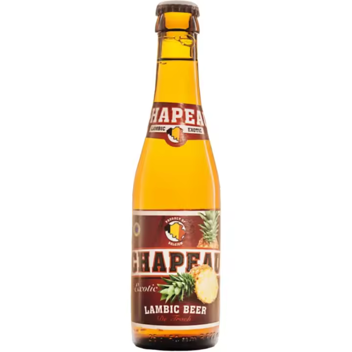 6 uds x Chapeau Exotic 25Cl cerveza belga con piña - 1