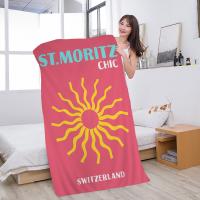 Toalla De Playa Microfibra Absorbente Suave Para Montañismo Yoga Natación Correr Toalla De Algodón Tejida Combinada Toalla De Baño Miami Beach Ibiza Capri Bondi Mykonos - details 5