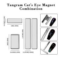 Juego De Varita Magnética Para Gel De Ojo De Gato 3D Herramienta De Arte De Uñas Con Varita Magnética Para Manicura UV Gel De Uñas - details 5