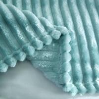Manta De Terciopelo Coral Super Suave Falsa Peluca De Algodón Poliéster Para Sofá Cama Rectangular Antipelusa Para Primavera/Otoño - details 1