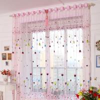 Cortina Personalizada De Vuelo Pequeño Y Cartoon Rustic Azul Para Sala De Estar Y Habitación Infantil Decoración Con Ventana Técnica De Tejido - details 0