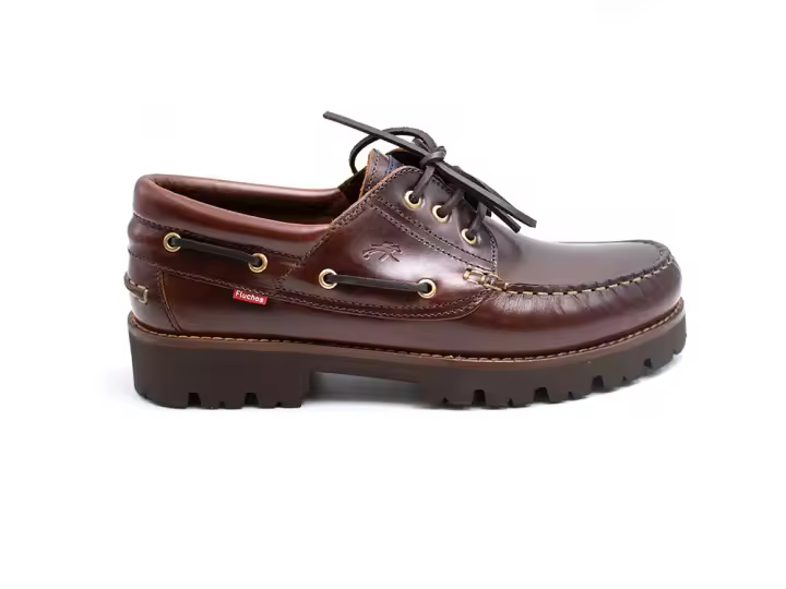 Fluchos F0046 Zapato náutico fluchos ultra ligero con cordones y suela de goma, para caballero - 1