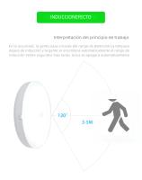 Lámpara De Noche LED Con Sensor De Movimiento Control Botón Recargable Por USB Luz Dimmable Para Escaleras Armario Armario - details 7