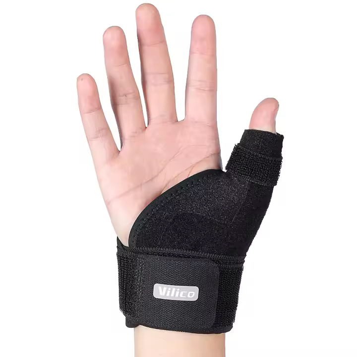 Soporte Flexible Para Muñeca Y Dedo Del Pulgar Para Tratamiento De Tendinitis Y Artritis Protección Transpirable De Poliéster - 1