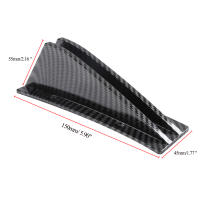 Nuevo 4PcsSpoiler De Parachoques Trasero Universal Para Coche Protección Del Parachoques Anticolisión Diseño Curvo Color Fibra De Carbono Negro - details 4