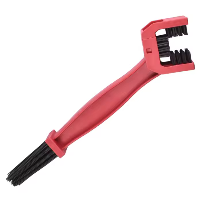 Limpia Cadena De Motocicleta Herramienta De Limpieza Y Scrubbing Para Honda MSX 125 CB650R CB125R XADV 750 X11 ST1300 Cepillo De Arena Universal De Nylon Y ABS Azul / Rojo - 1