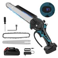 Motosierra eléctrica sin escobillas para carpintería, herramientas de corte de jardín para batería Makita de 18V, 8 pulgadas,sierra de madera,Mini sierra,Brushless - details 8