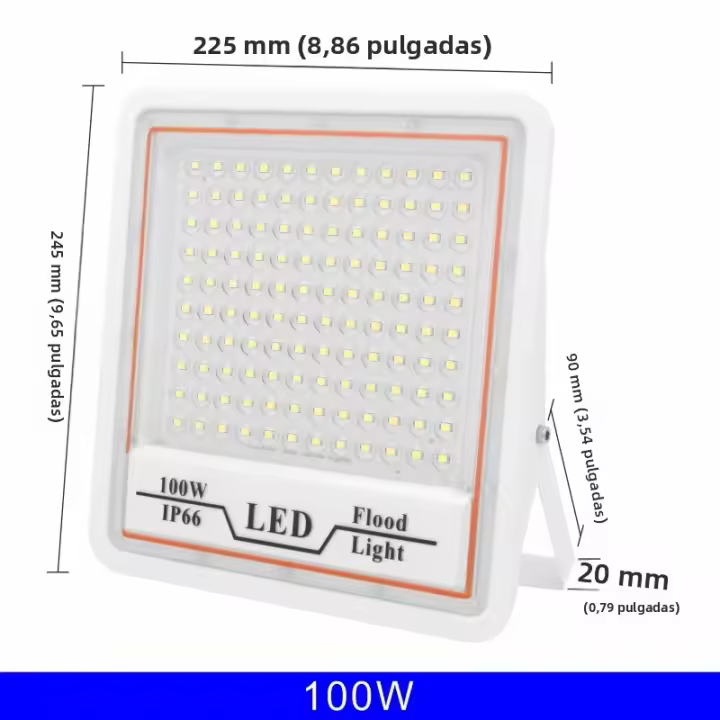 Reflector LED 200W 100W 50W IP66 Impermeable 85-265V Luz De Inundación Exterior Para Jardín Iluminación De Escenario Moderna - 1