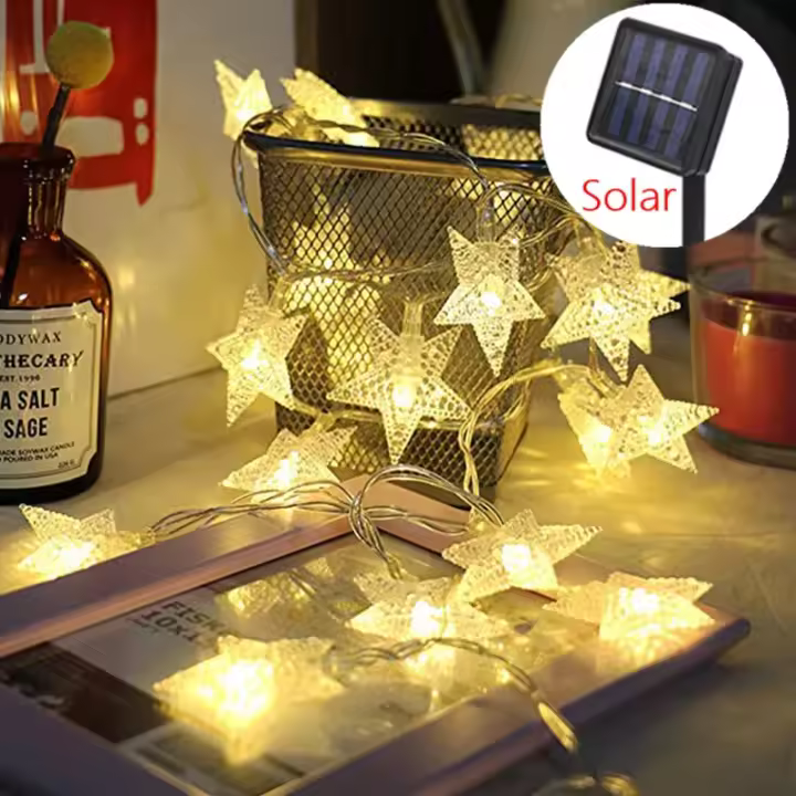 Guirnalda de Luces Solares para Exteriores 5M - 1
