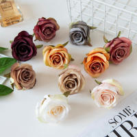 50/100pcs Guirnalda De Flores Artificiales Rosa De Seda Para Decoración De Hogar Jardín Protección UV Festivales Bodas Regalo DIY - details 13